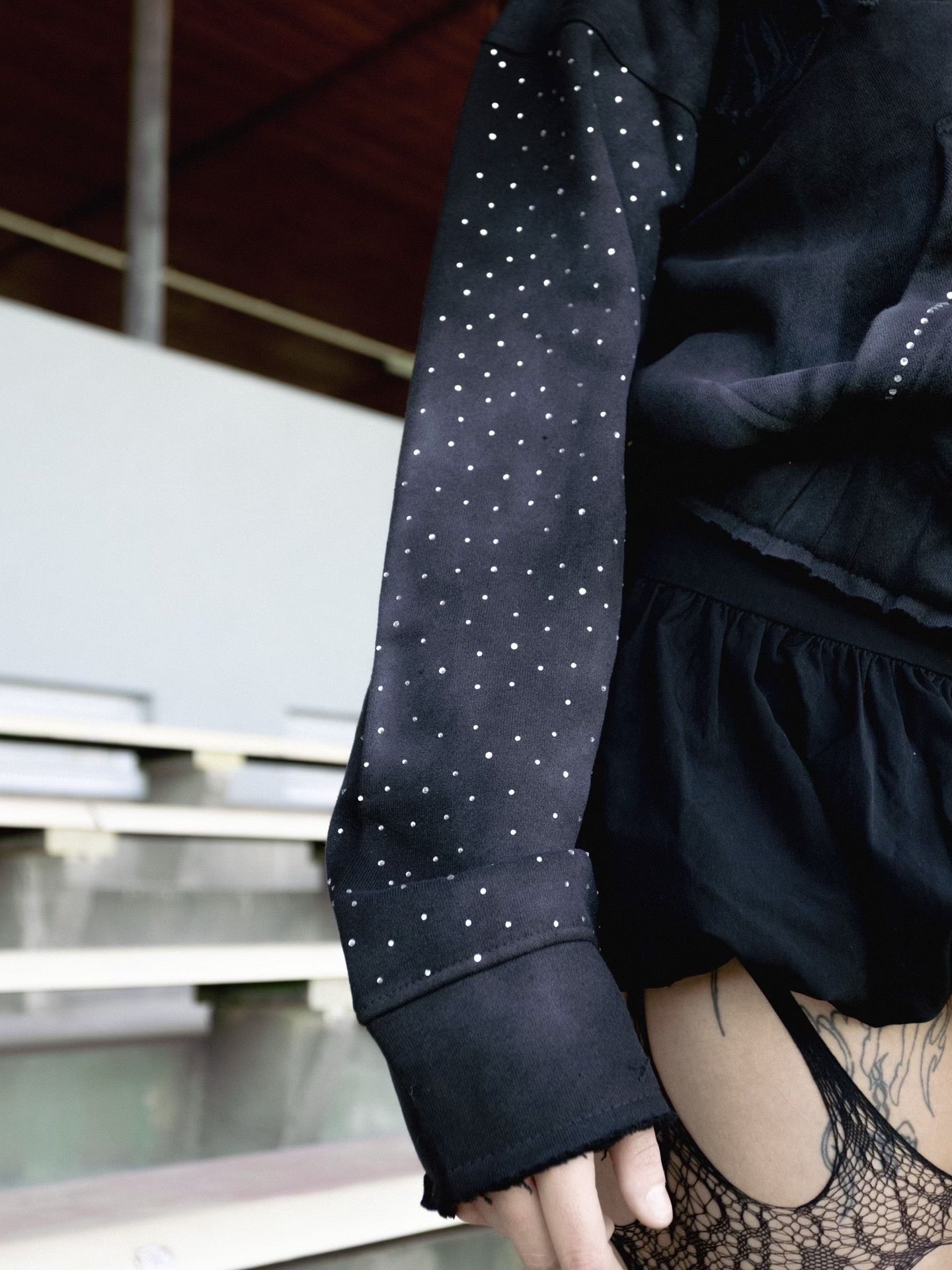 BLAKO RHINESTONE HOODIE